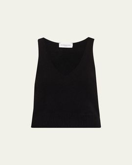 Brandon Maxwell Reese V-Neck Tank Top