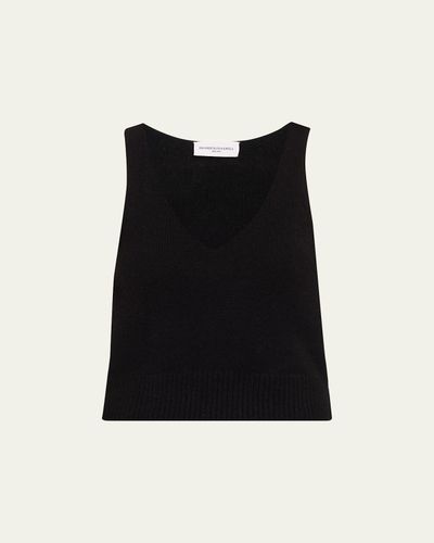 Brandon Maxwell Reese V-Neck Tank Top
