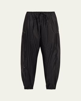 Brandon Maxwell Scout Drawstring Cargo Pants