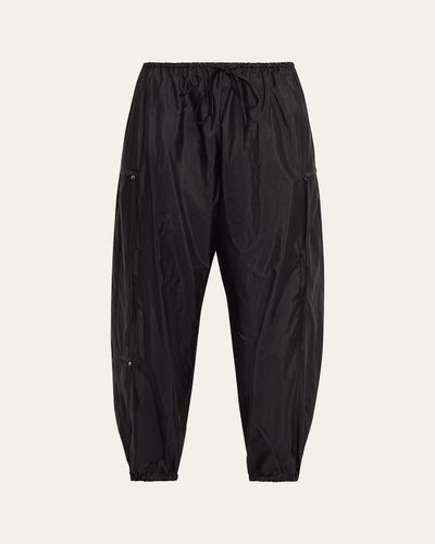 Brandon Maxwell Scout Drawstring Cargo Pants