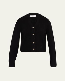 Brandon Maxwell Sloane Cashmere-Silk Cardigan Sweater