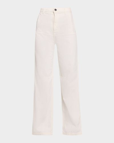 Brandon Maxwell Stevie Straight-Leg Cargo Jeans