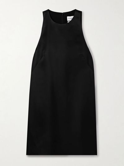 BRANDON MAXWELL The Joelle wool and silk-blend mini dress