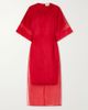 BRANDON MAXWELL The Zuri silk-organza midi dress - 1
