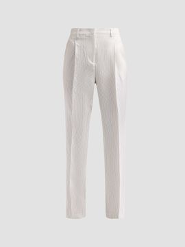 Brandon Maxwell Women's The Anja Wool-Silk Trousers