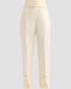 Brandon Maxwell Women's The Beatrix Wool-Silk Cummerbund Trousers - 1