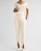 Brandon Maxwell Women's The Beatrix Wool-Silk Cummerbund Trousers - 2