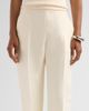 Brandon Maxwell Women's The Beatrix Wool-Silk Cummerbund Trousers - 5