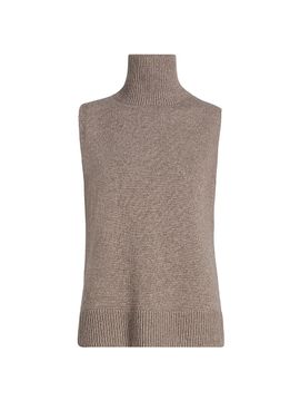 Brandon Maxwell Women's The Bruno Sleeveless Wool-Cashmere Vest