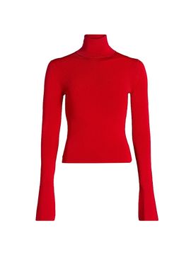 Brandon Maxwell Women's The Dawson Turtleneck Top