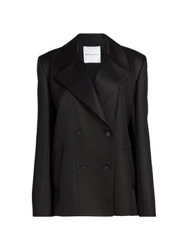 Brandon Maxwell Women's The Elliot Double Breasted Evening Jacket