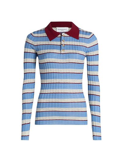 Brandon Maxwell Women's The Joni Knit Polo Top