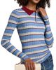 Brandon Maxwell Women's The Joni Knit Polo Top - 6