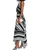 Brandon Maxwell Women's The Marin Striped Scarf Maxi Dress - 4