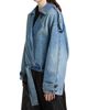 Brandon Maxwell Women's The Regan Denim Belted Trench Coat - 4