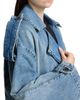 Brandon Maxwell Women's The Regan Denim Belted Trench Coat - 6
