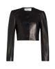 Brandon Maxwell Women's The Ryder Leather Jacket - 1