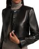 Brandon Maxwell Women's The Ryder Leather Jacket - 6