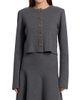 Brandon Maxwell Women's The Ryder Wool Knit Jacket - 3