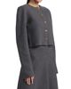 Brandon Maxwell Women's The Ryder Wool Knit Jacket - 4