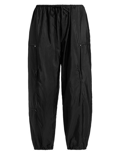 Brandon Maxwell Women's The Scout Nylon-Silk Cargo Pants