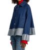Brandon Maxwell Women's The Wells Trapeze Denim Jacket - 4
