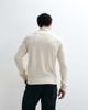 Brave Soul Brave Soul 1/4 zip knit sweater in stone-Neutral - 3