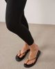 Brave Soul Brave Soul 3/4 length capri leggings in black - 4