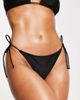 Brave Soul Brave Soul bikini bottom with tie side in black - 1