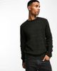 Brave Soul Brave Soul chunky color twist sweater in navy & khaki - 1