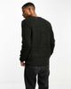 Brave Soul Brave Soul chunky color twist sweater in navy & khaki - 2