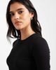 Brave Soul Brave Soul cotton blend long sleeve t-shirt in black - 4