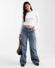 Brave Soul Brave Soul cotton blend long sleeve t-shirt in white - 2
