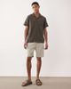 Brave Soul Brave Soul cotton cargo shorts with linen in stone-Neutral - 2