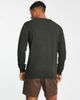 Brave Soul Brave Soul cotton crew neck sweater in khaki mix-Green - 2