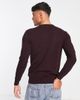 Brave Soul Brave Soul cotton crew neck sweater in ox blood-Red - 2