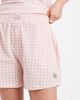 Brave Soul Brave Soul cotton t-shirt and floral print shorts pajama set with daisy embroidery in pink - 4