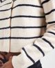 Brave Soul Brave Soul cropped cardigan in cream and navy stripe-Neutral - 2