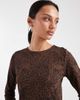 Brave Soul Brave Soul drop waist jersey mini dress in black and brown animal print - 2