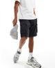 Brave Soul Brave Soul elastic waist cargo shorts in navy - 1