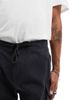 Brave Soul Brave Soul elastic waist cargo shorts in navy - 4