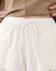Brave Soul Brave Soul embroidered shorts in cream-White - 4