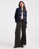 Brave Soul Brave Soul faux wool short duffle coat with hood in navy - 2