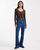 Brave Soul Brave Soul fine knit cami and cardigan set with lace detailing in chocolate brown - 2