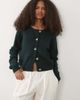 Brave Soul Brave Soul fisherman knit cardigan in forest green - 1