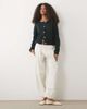 Brave Soul Brave Soul fisherman knit cardigan in forest green - 3