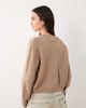 Brave Soul Brave Soul fisherman knit cardigan in mink-Neutral - 3