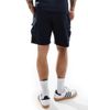 Brave Soul Brave Soul heavyweight textured cargo shorts in navy - part of a set - 2