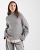 Brave Soul Brave Soul high neck sweater with wide sleeves in gray - 1