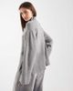 Brave Soul Brave Soul high neck sweater with wide sleeves in gray - 4